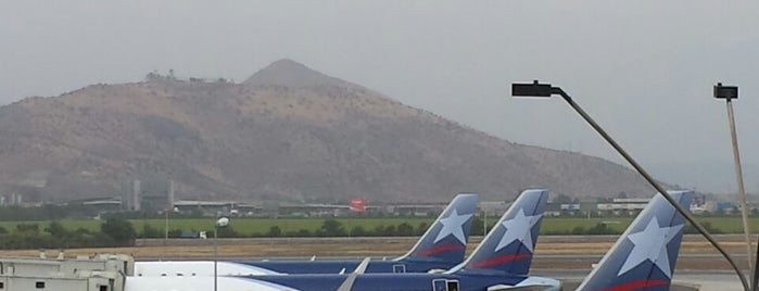 Comodoro Arturo Merino Benitez International Airport (SCL) is one of Santiago de Chile.