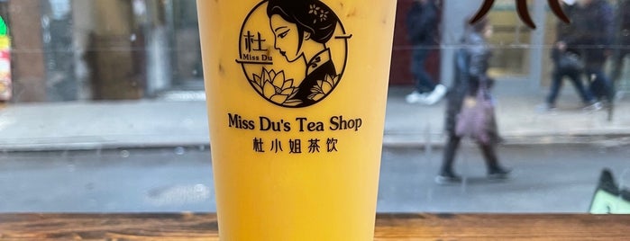 Miss Du’s Tea Shop is one of New York 2.