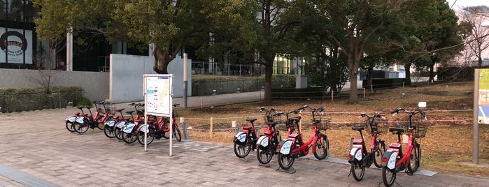 H1-06.Musashino University - Tokyo Koto City Bike Share is one of 東京の東側のバイクシェアのサイクルポート🚲.