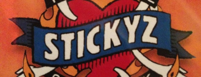 Stickyz Rock 'N' Roll Chicken Shack is one of Lugares favoritos de Joe.