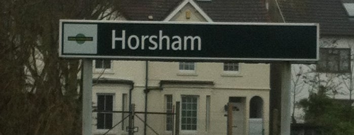 Horsham Railway Station (HRH) is one of places.