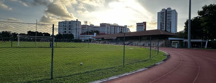 Hougang Stadium is one of 4 Following the Leader [  ].