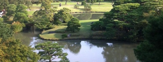 Rikugien Gardens is one of Tokyo.