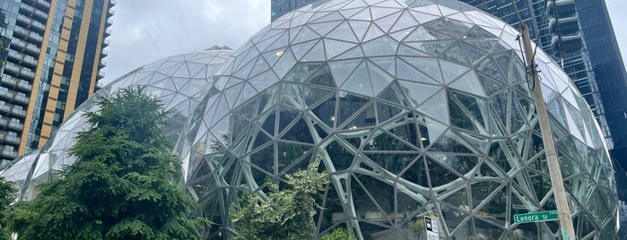 Amazon - The Spheres is one of Seattle ☔️.