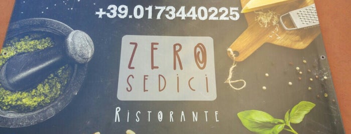 Zerosedici Ristorante is one of Quando si deve mangare bene.