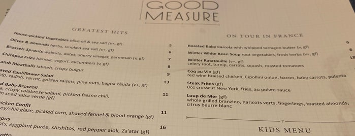 Good Measure is one of Restaurants.