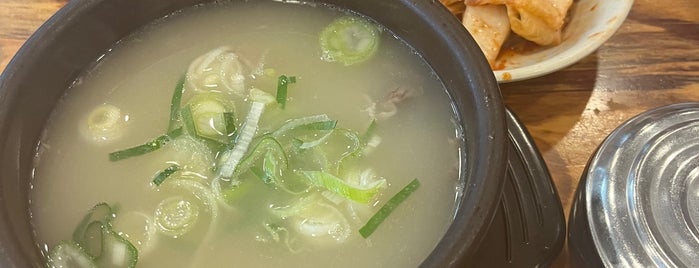 마포양지설렁탕 is one of Korean foods.