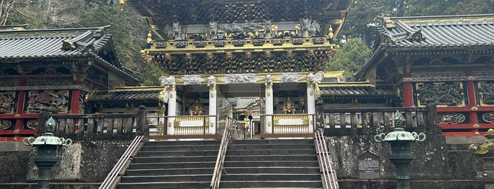 Yomeimon Gate is one of 日光山内.