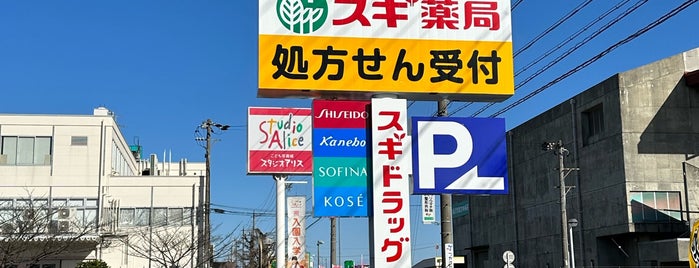 Sugi Pharmacy is one of よく行くところ.