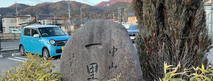 東堀一里塚跡 is one of 中山道一里塚.