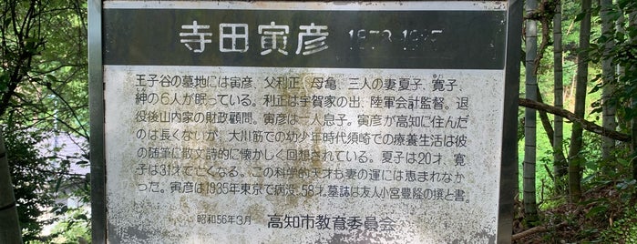 寺田寅彦の墓 is one of 高知市の史跡.