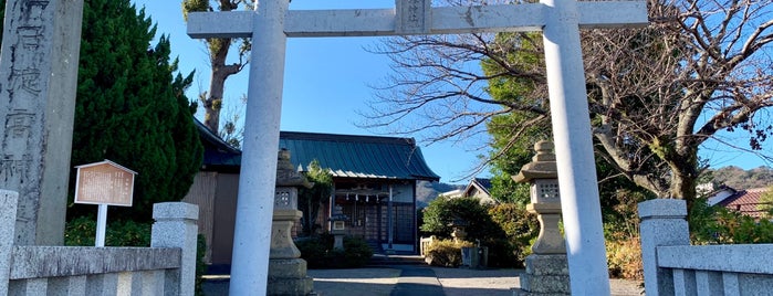 Mamezuka Shrine is one of 鎌倉殿の13人紀行.