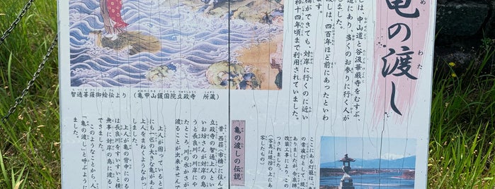 亀の渡し跡 is one of 長良川"ワイルドだぜぇ〜"探訪ウォーキング.