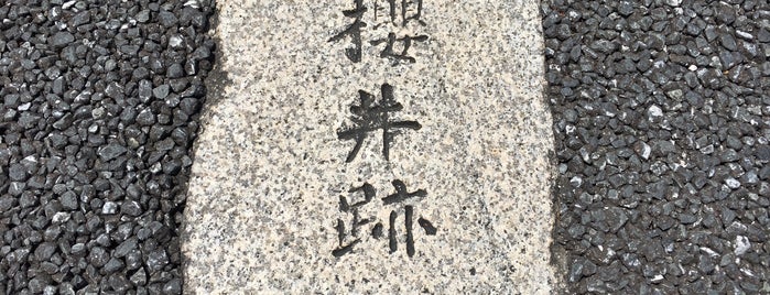 桜井跡 is one of 高知市の史跡.
