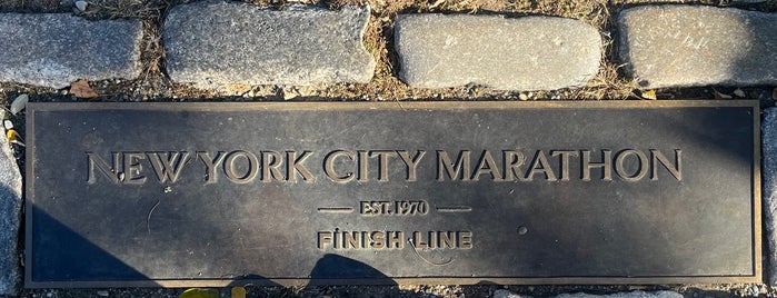 New York City Marathon Finish Line is one of Orte, die P. gefallen.