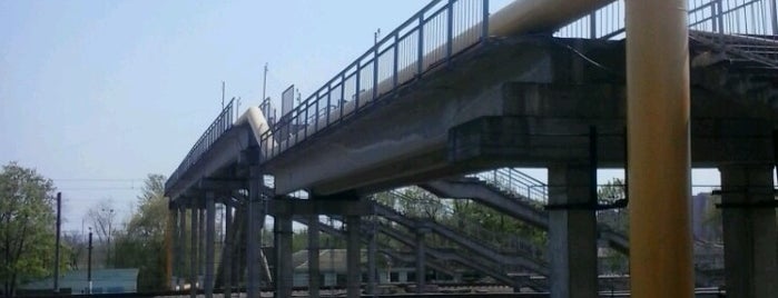 Міст через залізницю is one of Харьков. Мосты, мостики, путепроводы.