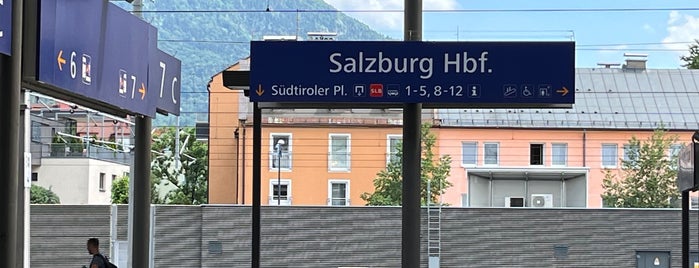 Estación Central de Salzburgo is one of Salzburg / Salzburger Land / Österreich.