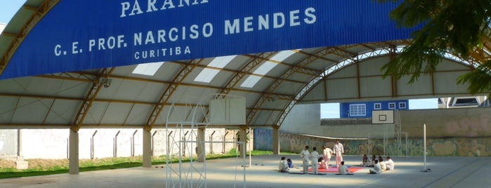 Escola Estadual Professor Narciso Mendes is one of Tempat yang Disukai Luiz.