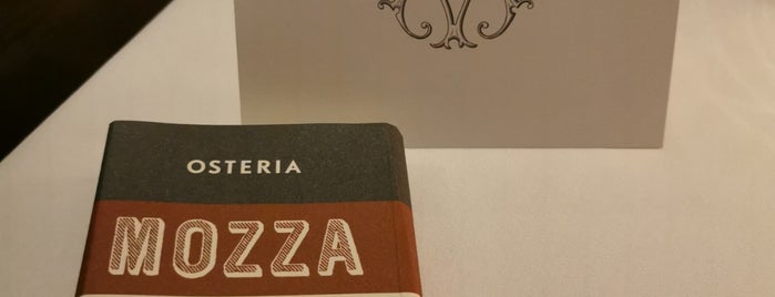Osteria Mozza is one of Restaurants.