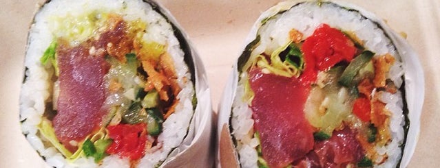 Sushirrito is one of San Francisco's Best Burrito Places.