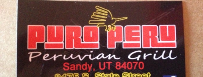Puro Peru Peruvian Grill is one of Tempat yang Disukai Dianey.