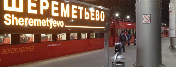 Aeroexpress Terminal at SVO Airport is one of Железнодоржные вокзалы и станции.