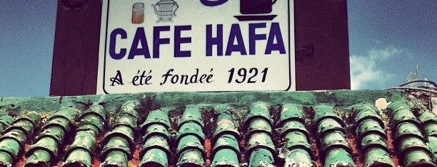 Café Hafa is one of สถานที่ที่บันทึกไว้ของ Neel.