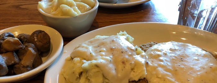 Cracker Barrel Old Country Store is one of places.