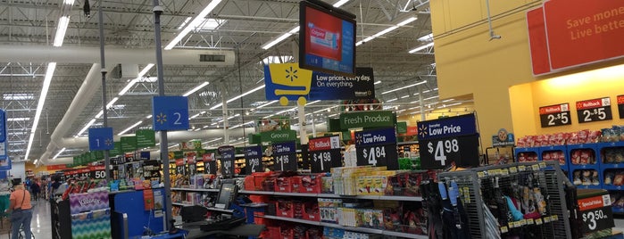 Walmart Supercenter is one of Frequent flier.