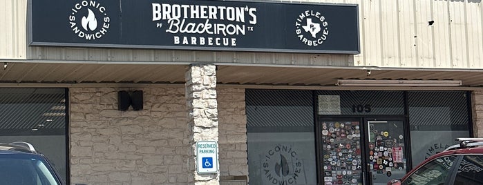 Brotherton's Black Iron BBQ is one of Orte, die Josh gefallen.