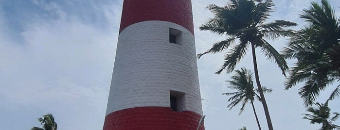 Vizhinjam Lighthouse is one of rock.