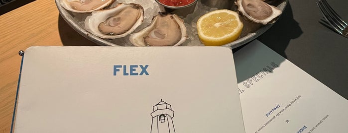 Flex Mussels is one of Greenwich Village (R).