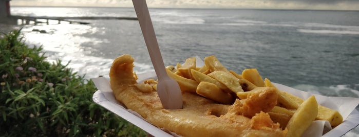 The Blue Lagoon Chip Shop Surf Shop is one of สถานที่ที่ Mallory ถูกใจ.