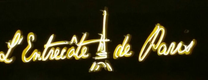 L'Entrecôte de Paris is one of Romantico.