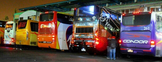 Terminal de Buses Santiago is one of Left.