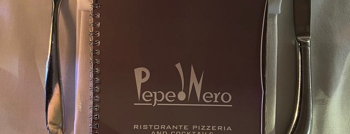 Ristorante Pizzeria Pepe Nero is one of Locais curtidos por Bilge.