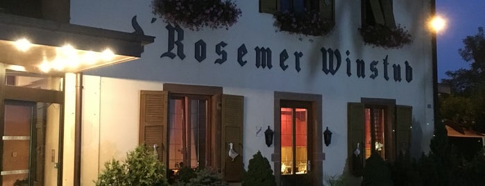 Hostellerie Du Rosenmeer Rosheim is one of Les étoilés d'Alsace.