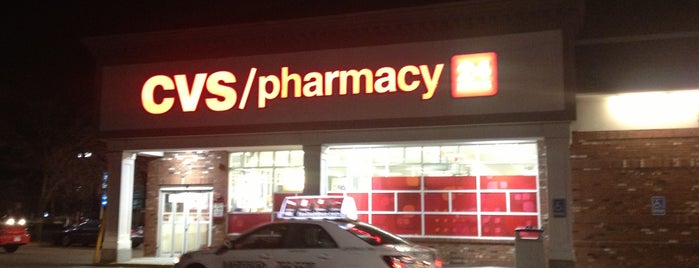 CVS pharmacy is one of Frequently visited.
