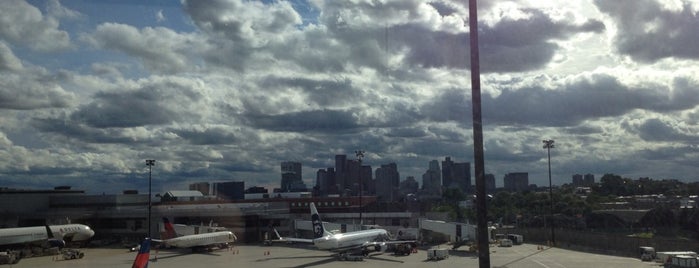 Boston Logan International Airport (BOS) is one of Places I go.