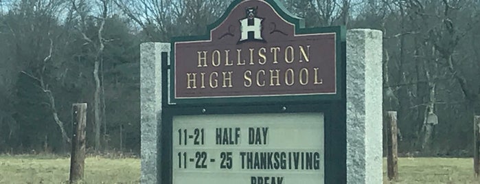 Holliston High School is one of The only Holliston in the USA #VisitUS.