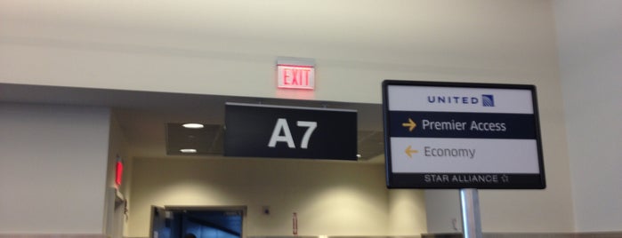 Gate A7 is one of Boston.