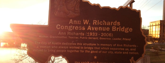 Ann W. Richards Congress Avenue Bridge is one of San Antonio Trip.