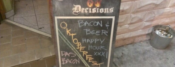Bad Decisions is one of Bacon Bucket List.