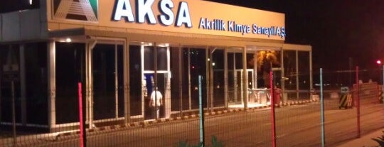 Aksa Akrilik Kimya Sanayi is one of Serhan : понравившиеся места.