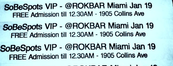 ROKBAR is one of สถานที่ที่บันทึกไว้ของ @SOBESPOTS.
