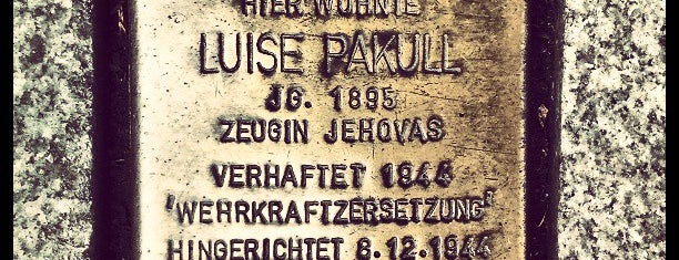 Stolperstein Luise Pakull is one of Stolpersteine 1933 - 1945.