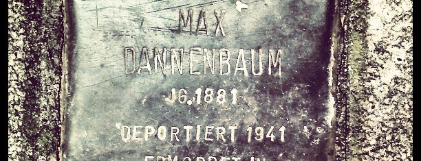 Stolperstein Max Dannenbaum is one of Stolpersteine 1933 - 1945.