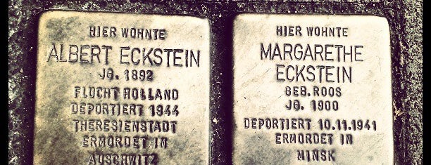 2 Stolpersteine Eckstein is one of Stolpersteine 1933 - 1945.