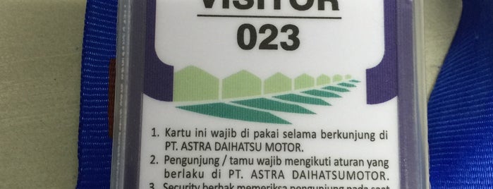 PT Astra Daihatsu Motor is one of Company Visited List.
