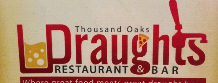 Draughts Restaurant & Bar is one of Gluten Free Places.
